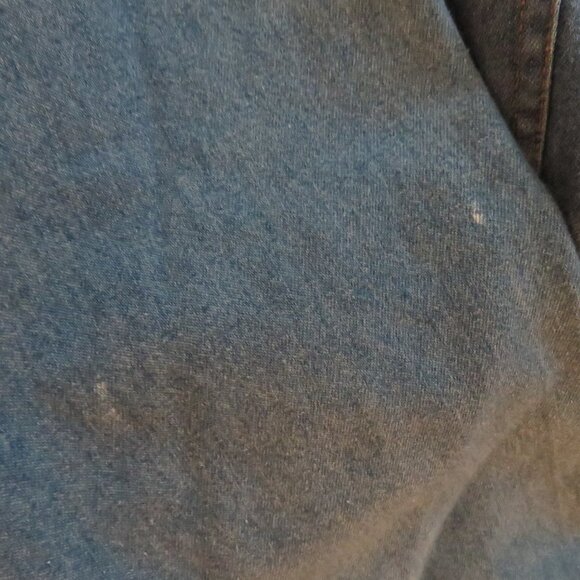 VINTAGE NEVADA JEANSWEAR Light Denim Pearl Snap Maxi Dress  - Size 10 - Picture 15 of 15